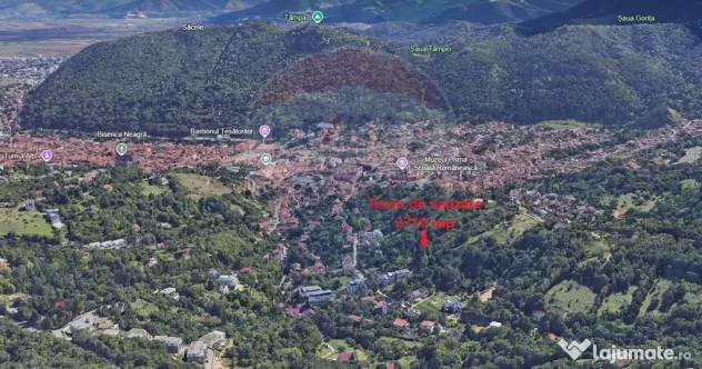 Teren de vânzare – Brașov, zona Dupa Iniste, 2710 mp
