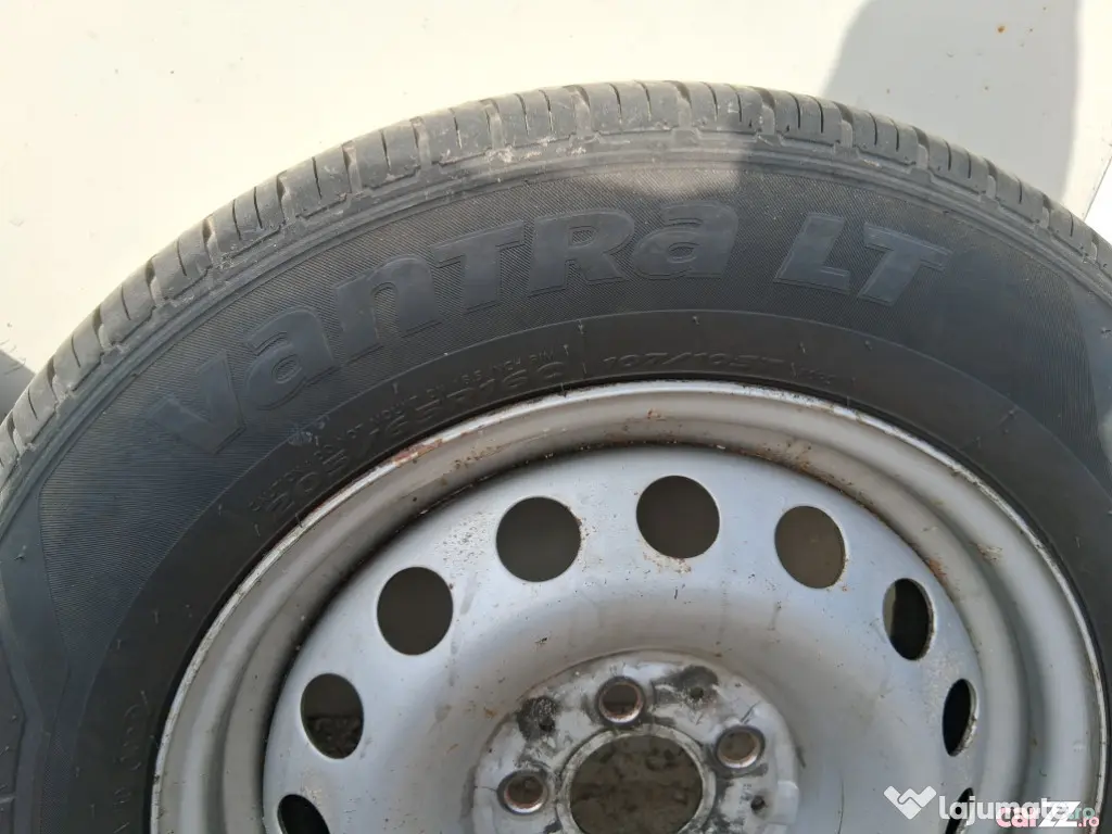 Jante mercedes vito W447 cu anvelope vară 205 65 16c Hankook