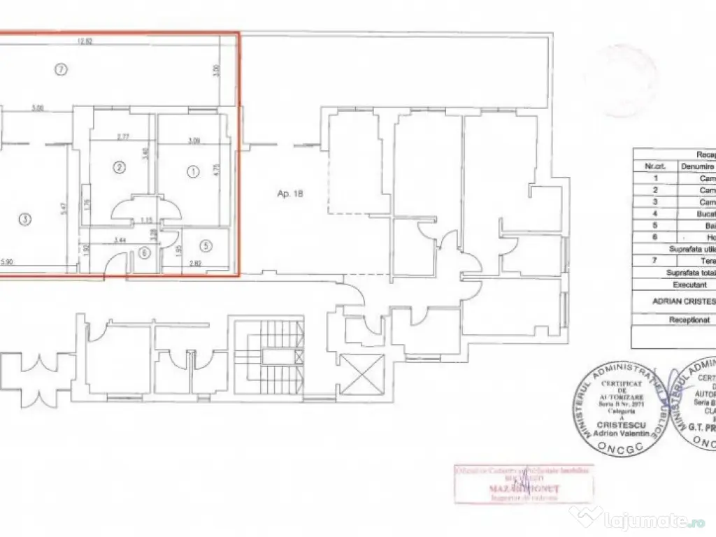 Piata Victoriei I Apartament 3 camere I Terasa