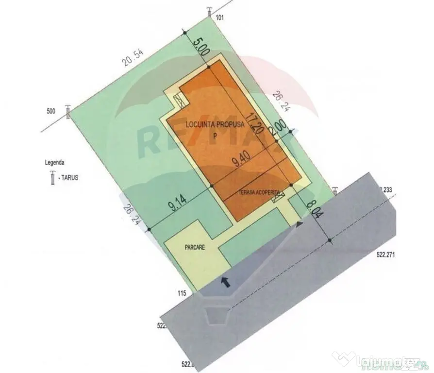 Teren Sanpetru, str Armoniei, 539mp, cu proiect casa si a... - Sanpetru (Brasov)
