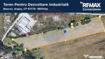 Teren industrial intravilan 9.810 mp – Bascov, acces A1...