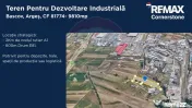 Teren industrial intravilan 9.810 mp – Bascov, acces A1... 