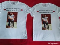 Tricouri personalizate cu poza is text