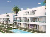 Apartament la parter, cu terasă, piscină și spa, situat aproape de mare 