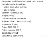 Vand Mixer Dynacord Powermate 600-2 si doua boxe pasive IBIZA XTK 15, 300 W RMS