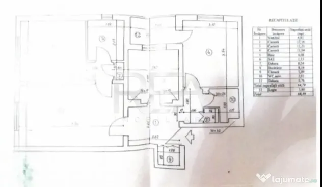 3 camere Chișinău, inst. schimb., parcare, et. 6, an 1983,
