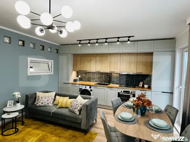 Apartament 3 camere, LUX, intermediar, garaj, CF iesit, zona - Floresti (Cluj)