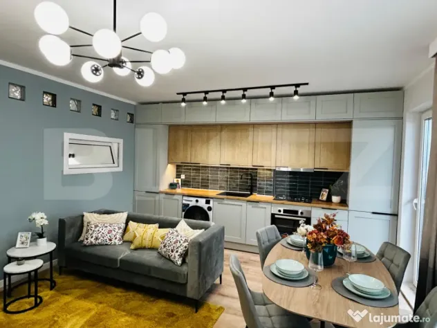 Apartament 3 camere, LUX, intermediar, garaj, CF iesit, zona