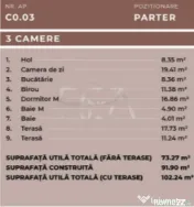 Apartament 3 camere, Ferdinand 