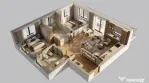 Apartament 3 camere, Ferdinand
