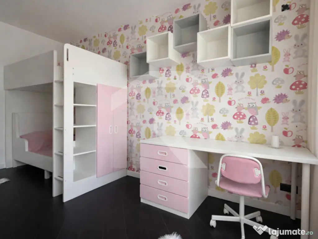 3 camere - 102 mp utili - 2 parcări, lângă Pădurea Băn