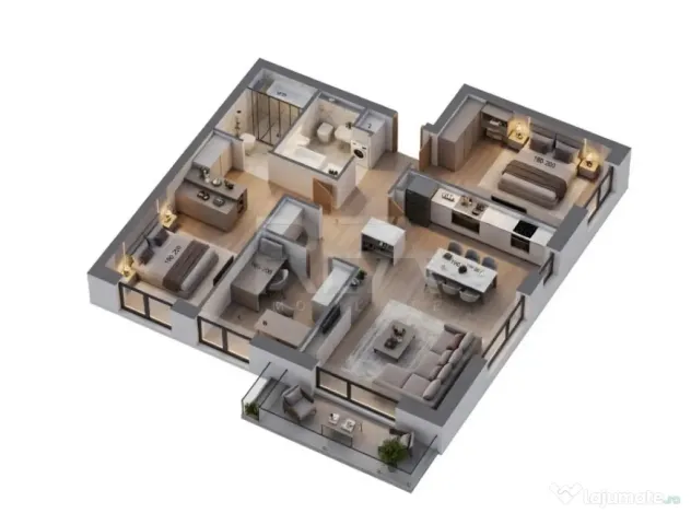 Apartament 4 camere, Ferdinand