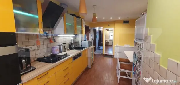 Apartament 3 camere complet utilat, 90 mp, zona Girocului
