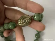 Colier antik jáde cubargint