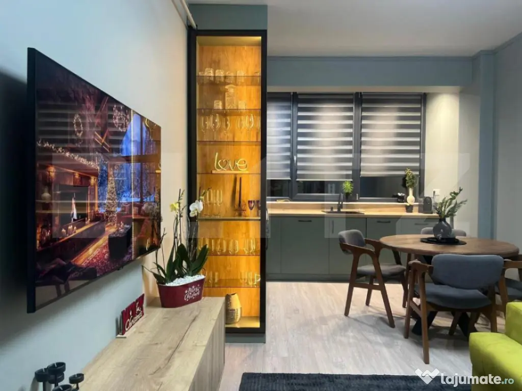 Apartament cu 3 camere, etaj intermediar, bloc nou, zona Nor