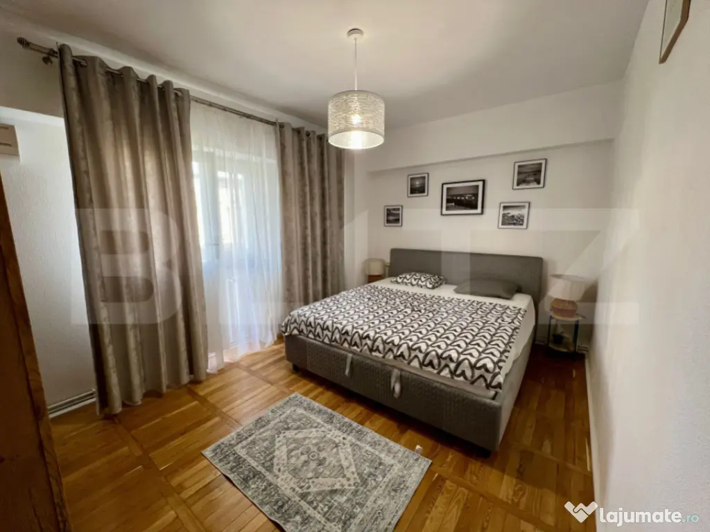 Apartament modern cu 3 camere, 85 mp, centrala si AC, zona C