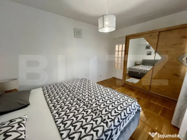 Apartament modern cu 3 camere, 85 mp, centrala si AC, zona C