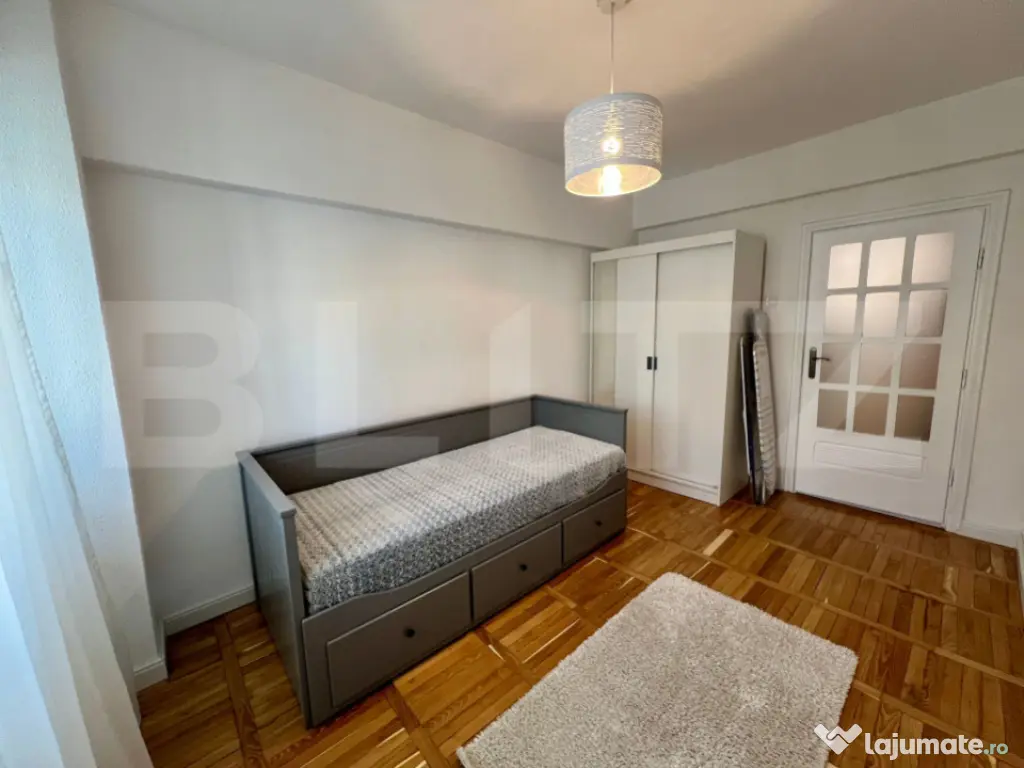 Apartament modern cu 3 camere, 85 mp, centrala si AC, zona C