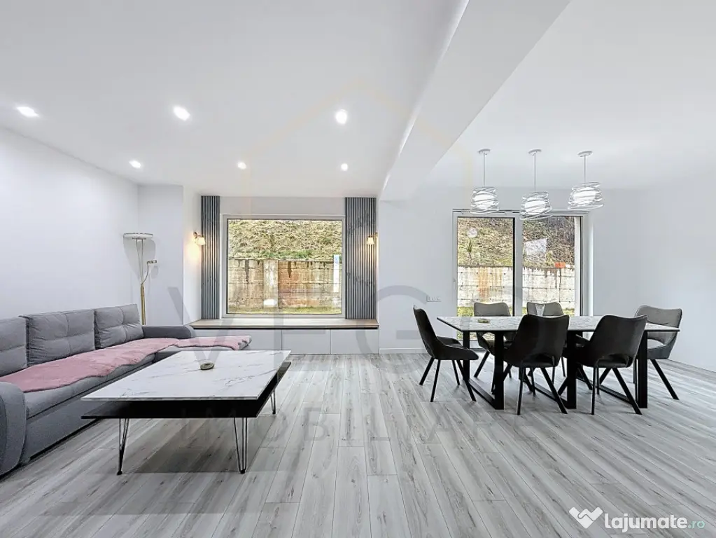 Casa noua cu 3 dormitoare+living, curte generoasa, in Gilau