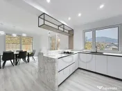 Casa noua cu 3 dormitoare+living, curte generoasa, in Gilau 