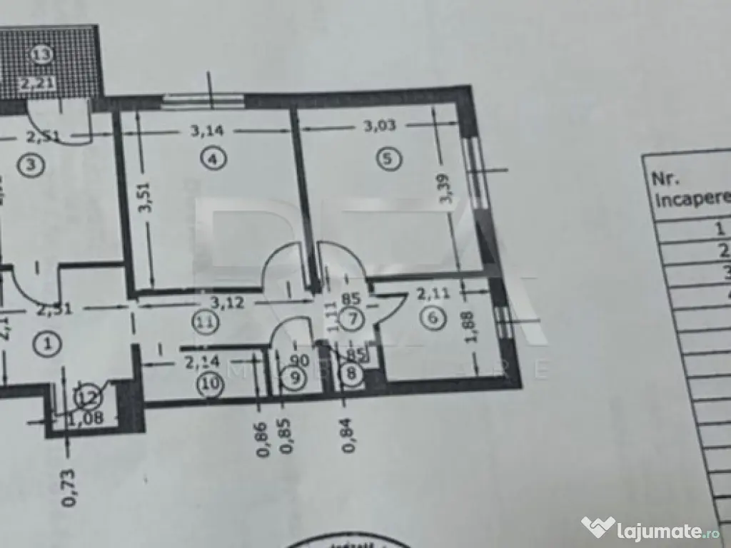 3 camere, et 1/8, proiect centrala-Ghencea, Str Garleni