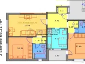 Str.Frumusani - apartament 3 camere 