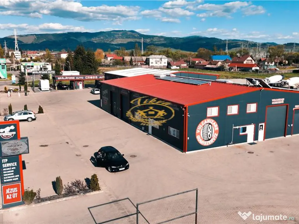 Imobil industrial - service auto complet echipat (Gheorgheni