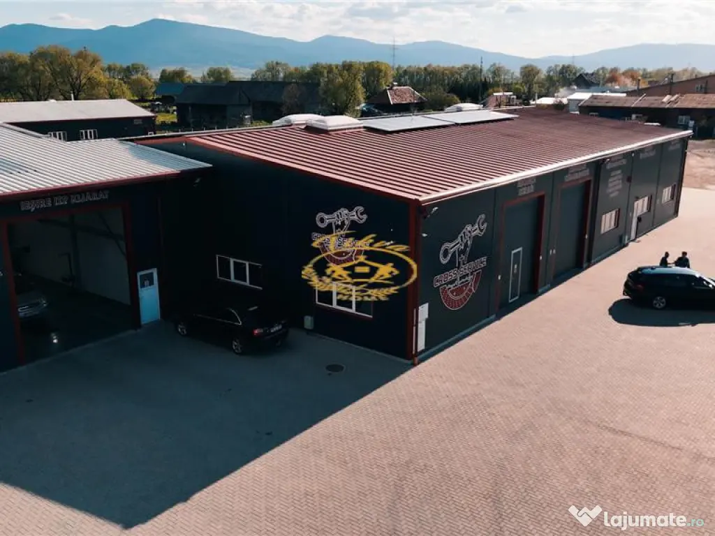 Imobil industrial - service auto complet echipat (Gheorgheni