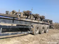 Sasiu cu 3 axe bpw de la o semiremorca izoterma 