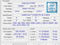 SIstem PC i5 6500 + GTX 1050 TI + Monitor 17inch 75 hz