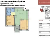 Metrou Berceni la 7 minute, 3 camere, bloc nou 