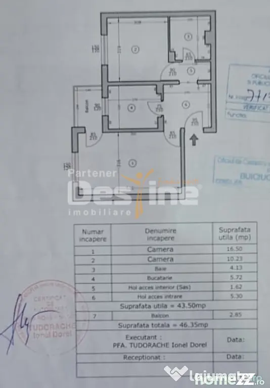 APARTAMENT 2 camere decomandat, DACIA, 104.990 EURO
