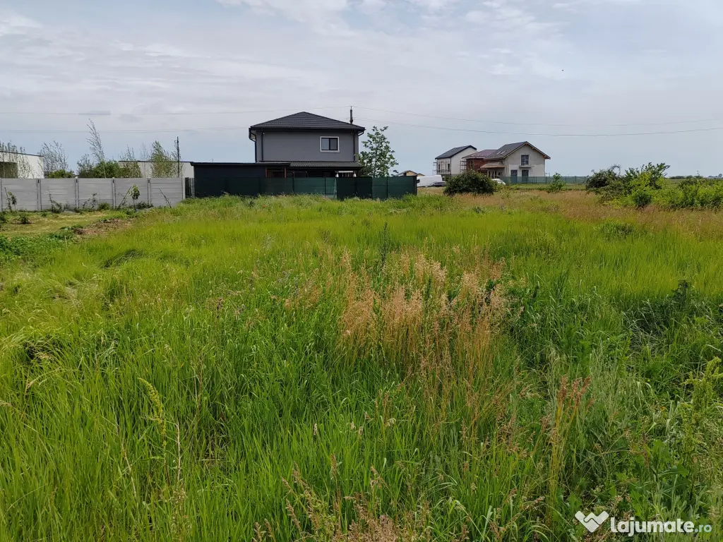 Teren Intravilan 538 mp – Balotești (toate utilitatile sunt la limita terenului)