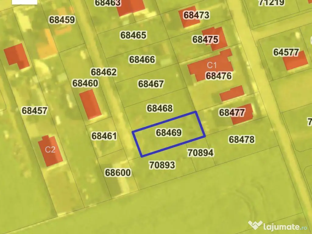 Teren Intravilan 538 mp – Balotești (toate utilitatile sunt la limita terenului)