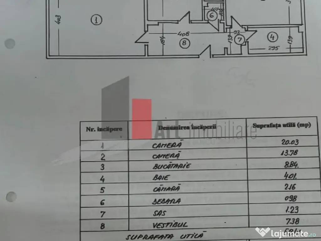 Apartament cu 2 camere de vanzare-Rahova-Petre Ispirescu