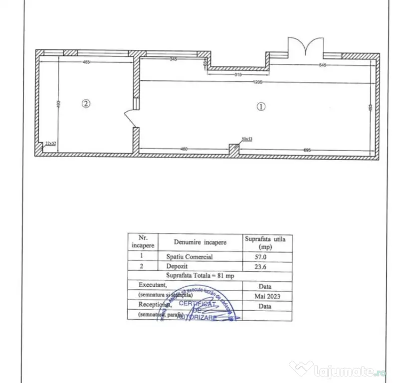 Spatiu Comercial 81MP - 9ML Vitrina | Produce Venituri | Pip