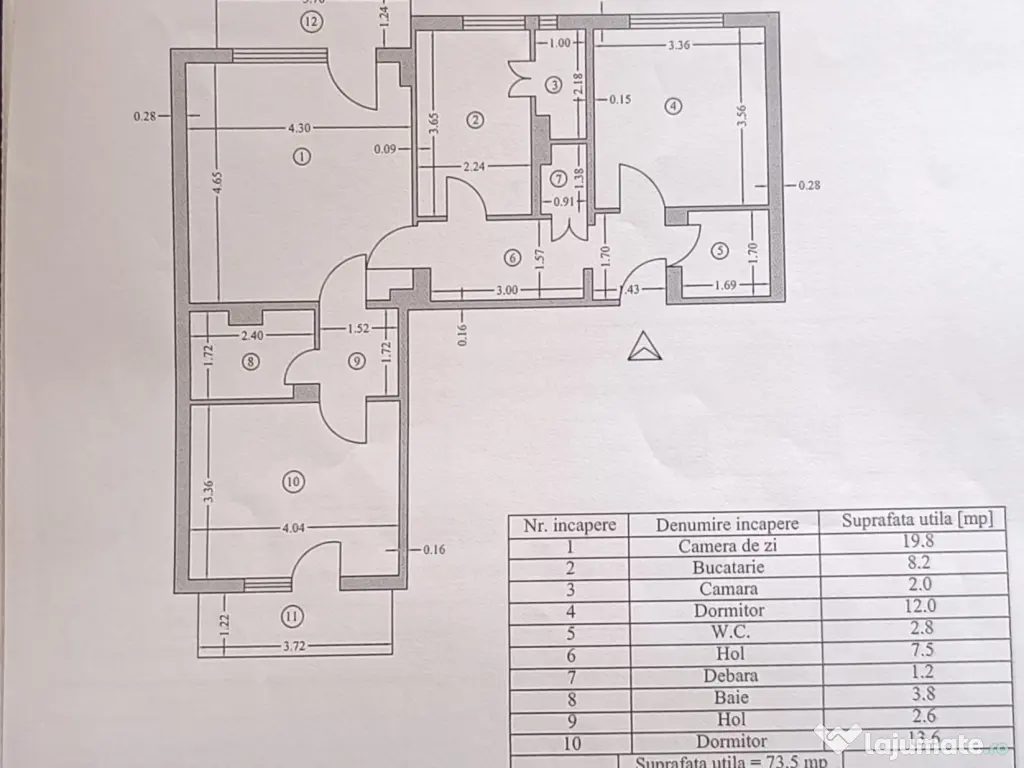 Vând apartament 3 camere PS uri