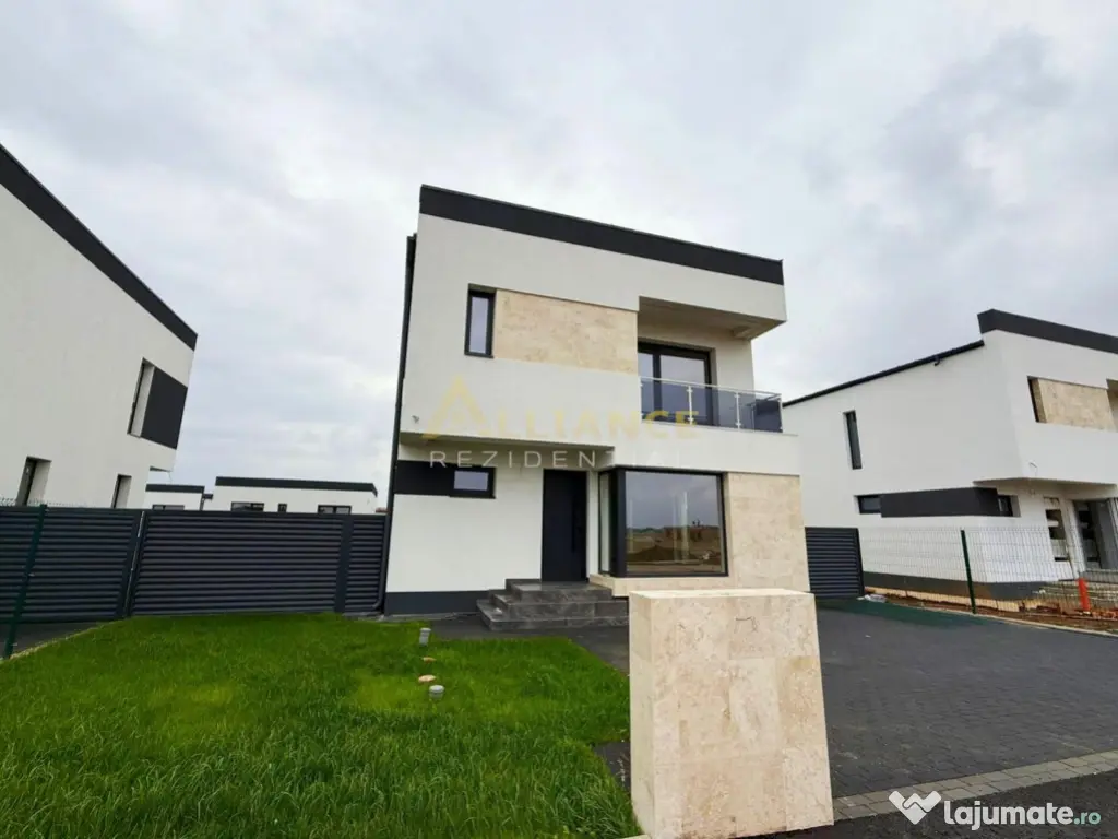 Vila cu 4 camere #238;n ansamblu rezidential exclusiv - Comu