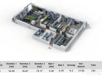 Penthouse urban cu terasă generoasă – 4 camere, spațiu