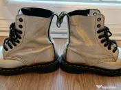 Dr. Martens Pascal Met argintii, marimea 36 EU, piele naturala 