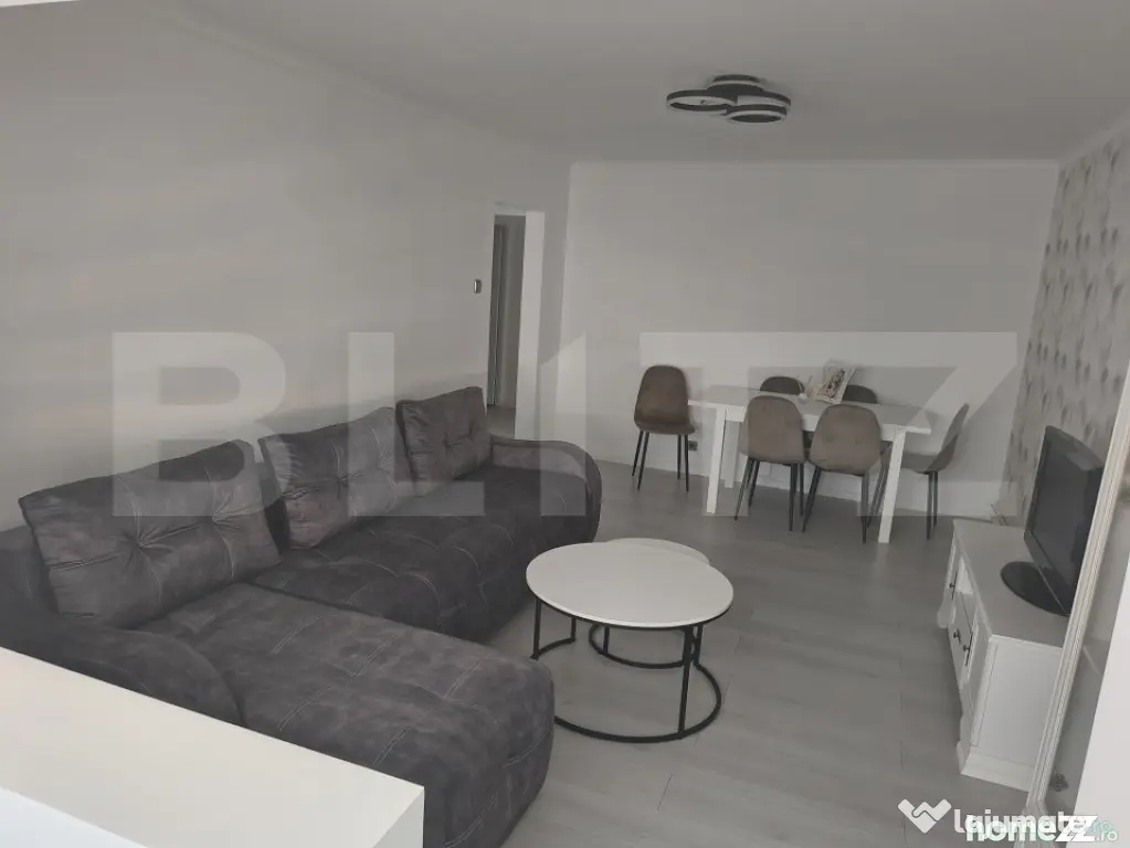 Apartament modern 3 camere, 72 mp, 2 balcoane, etaj 3 – zo