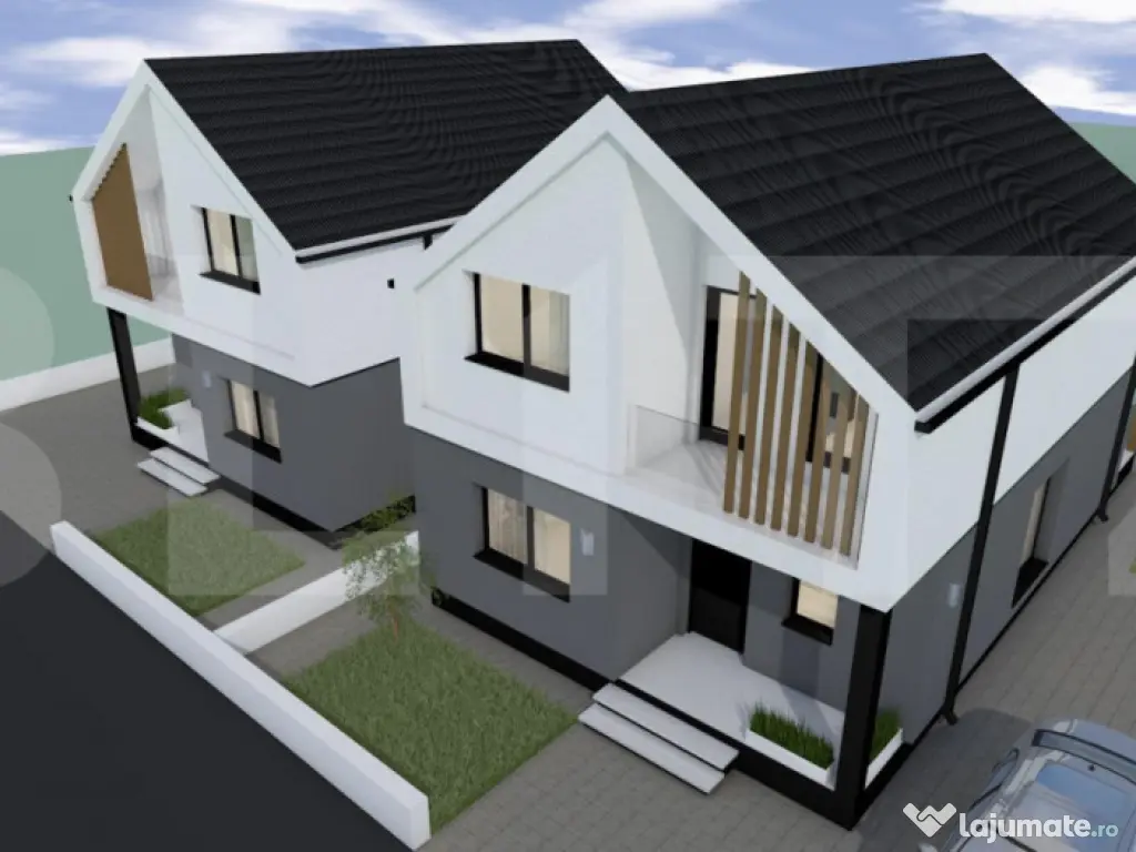 Duplex stil Nordic 4 camere Mosnita Noua