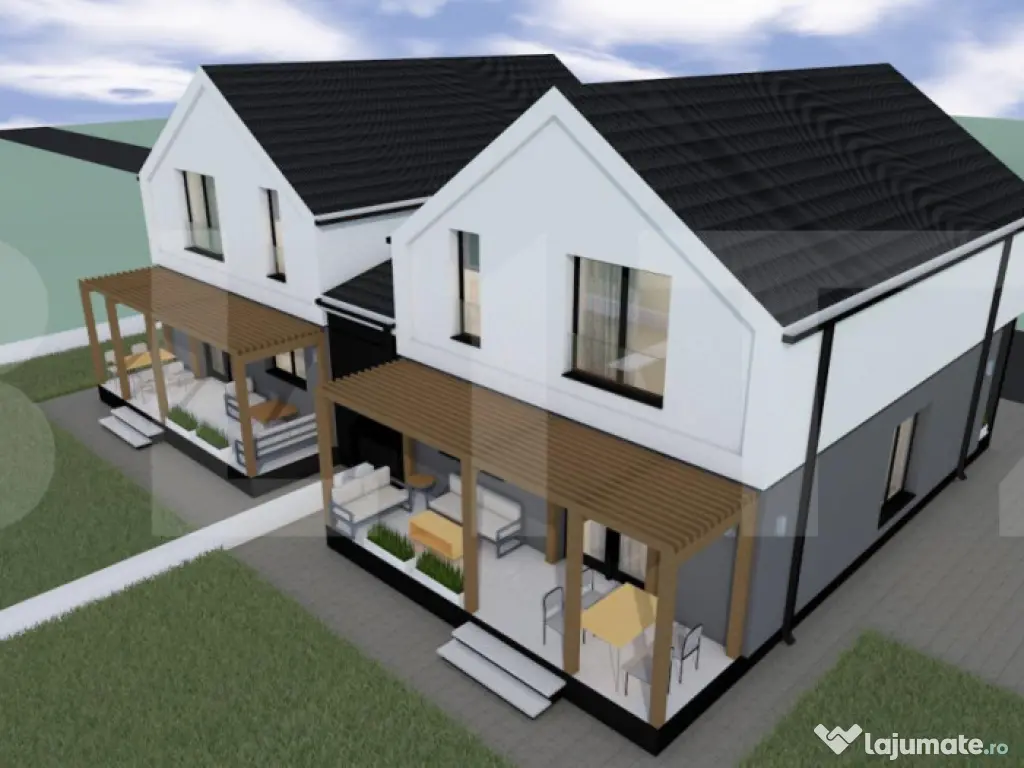 Duplex stil Nordic 4 camere Mosnita Noua