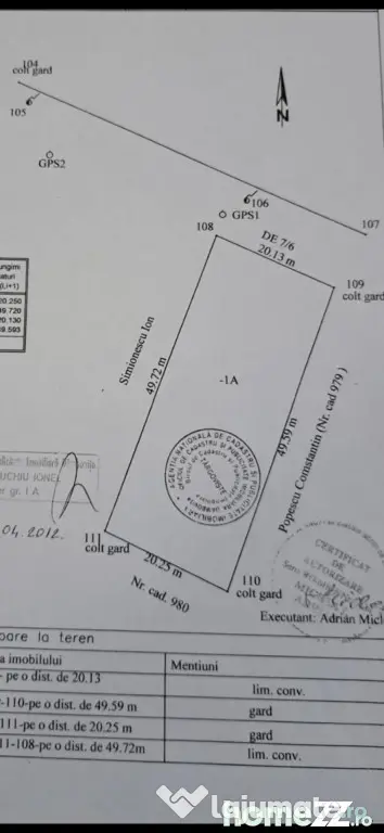 Teren 1000 mp intravilan Tartasesti - Tartasesti (Dambovita)