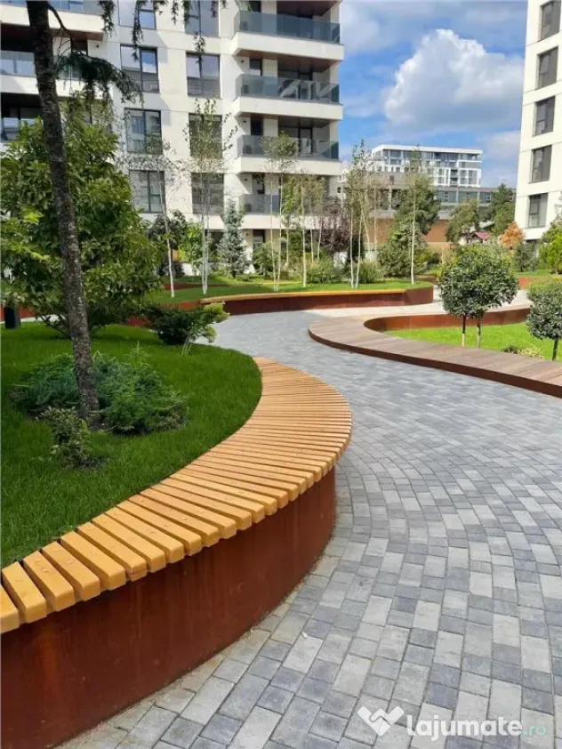 Apartament de inchriat 2 camere,gradina, parcare, Nusco City