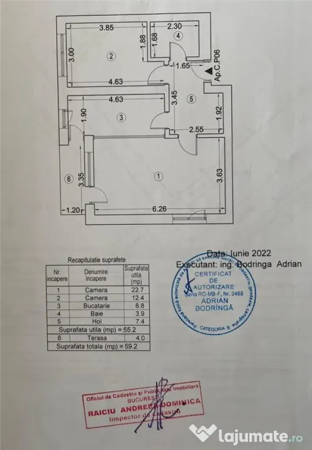 Apartament de inchriat 2 camere,gradina, parcare, Nusco City