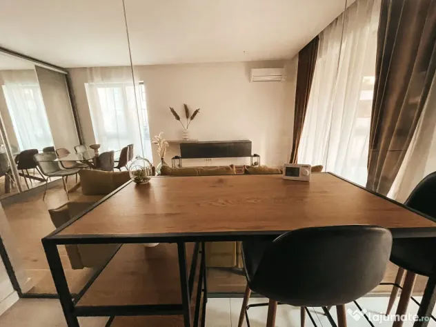 Apartament de inchriat 2 camere,gradina, parcare, Nusco City