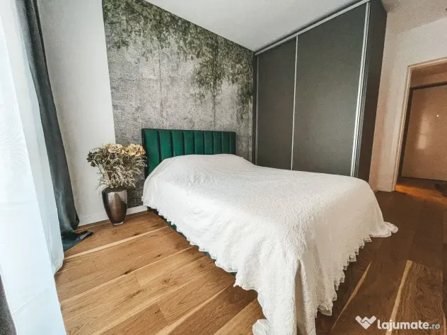 Apartament de inchriat 2 camere,gradina, parcare, Nusco City