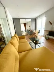 Apartament de inchriat 2 camere,gradina, parcare, Nusco City 