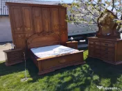 dormitor complet din lemn masiv 